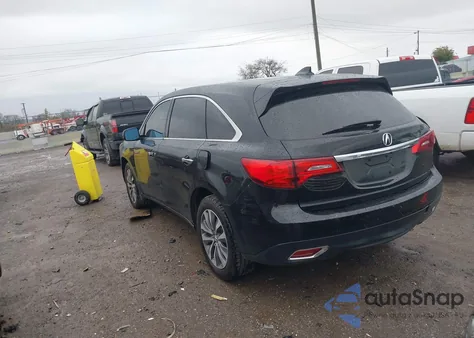 2015 Acura Mdx Technology Pkg W/Entertainment Pkg z USA, uszkodzony, nr VIN 5FRYD4H67FB003882